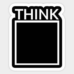 THINK Sticker